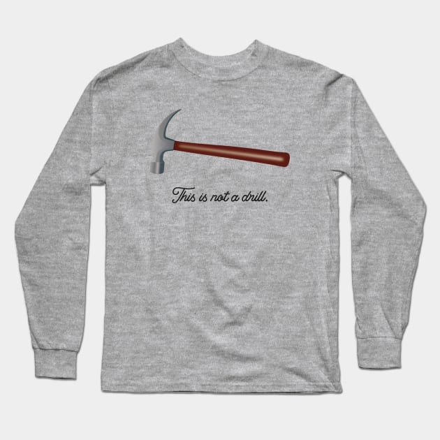 This is not a drill · Magritte Vintage Art Long Sleeve T-Shirt by Safari Shirts